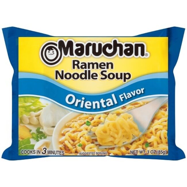 Maruchan soy sauce Ramen Noodle Soup Dry, 3 oz, 24 ct