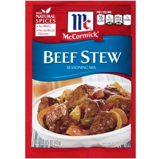 McCormick Beef Stew Mix, 1.5 oz, 12 ct