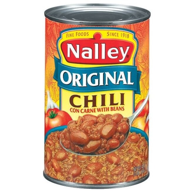 Nalley Chili Original With Beans, 40 oz