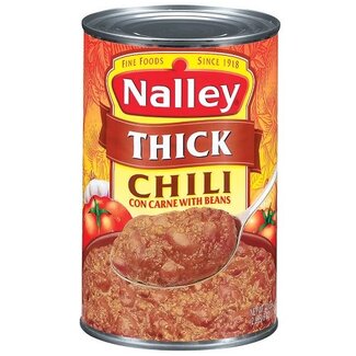 Nalley Nalley Chili Thick With Beans, 40 oz, 12 ct