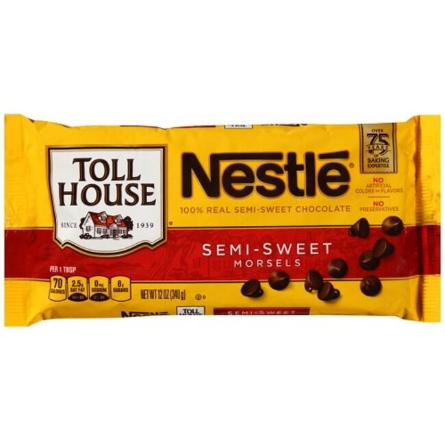 Nestle Chocolate Morsels, 12 oz, 24 ct