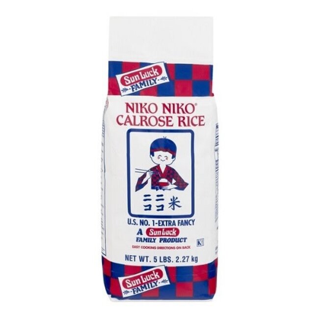 Niko Niko Calrose Rice, 5 lb, 8 ct