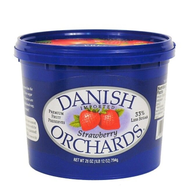Danish Orchard Strawberry Spread, 28 oz, 12 ct