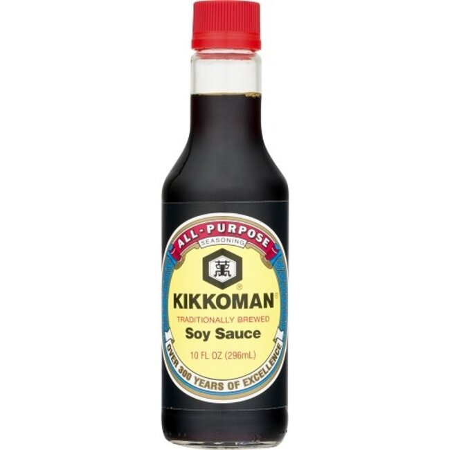 Kikkoman Soy Sauce, 10 oz, 12 ct