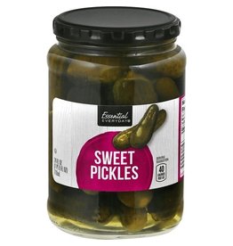 Essential Everyday EED Whole Sweet Pickles, 24 oz
