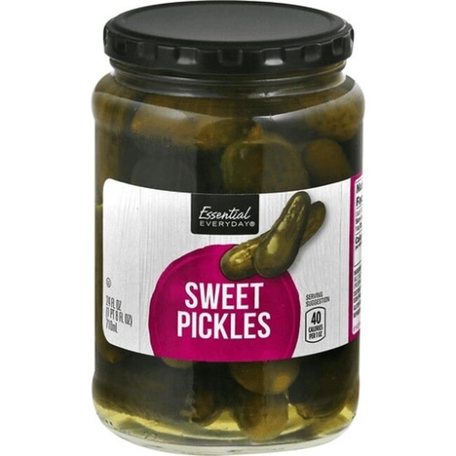 EED Whole Sweet Pickles, 24 oz