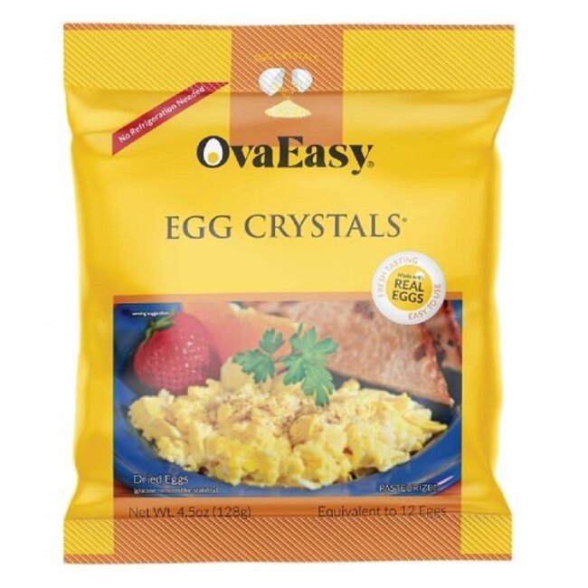 OvaEasy Whole Egg Crystals, 4.5 oz, 12 ct