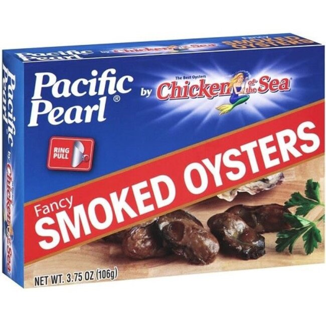 Pacific Pearl Smoked Oysters, 3.75 oz