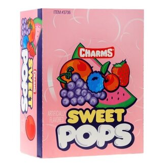 Tootsie Roll Charms Sweet Pops, 48 ct