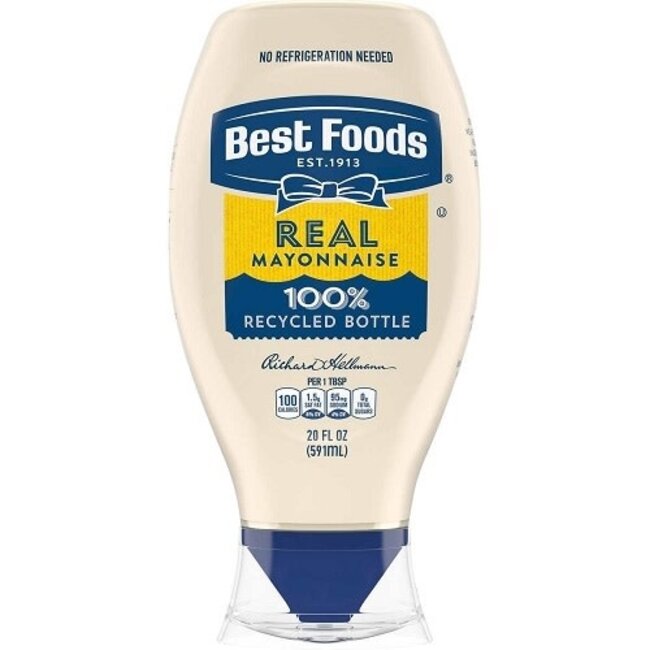 Best Foods Mayo Real Squeeze, 20 oz
