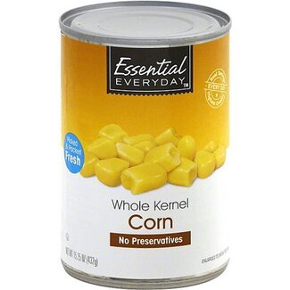 Essential Everyday EED Canned Whole Kernel Corn, 15.25 oz, 24 ct