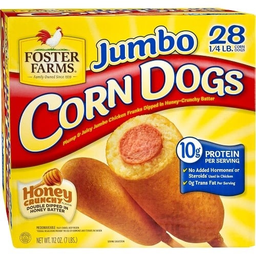 Foster Farms Jumbo Corn Dogs Foster Farms Jumbo Corn Dog, 28 Ct