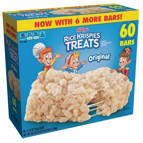 Kellogg's Rice Krispies Treats, 60 ct - Span Elite