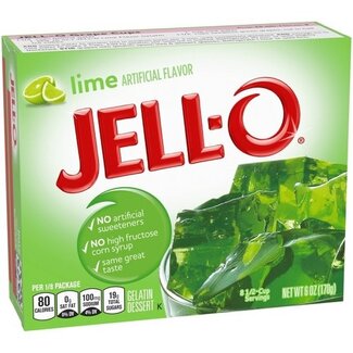 Jell-O Jell-O Lime Gelatin, 6 oz, 24 ct