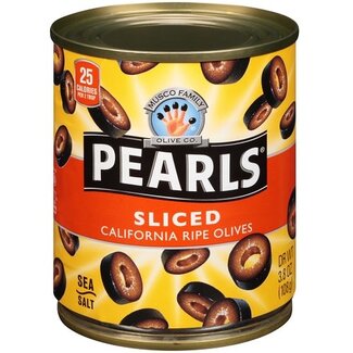 Pearls Pearls Ripe Sliced Olives, 3.8 oz, 12 ct