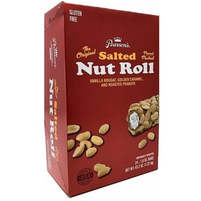 Pearsons Nut Roll Bar, 24 ct