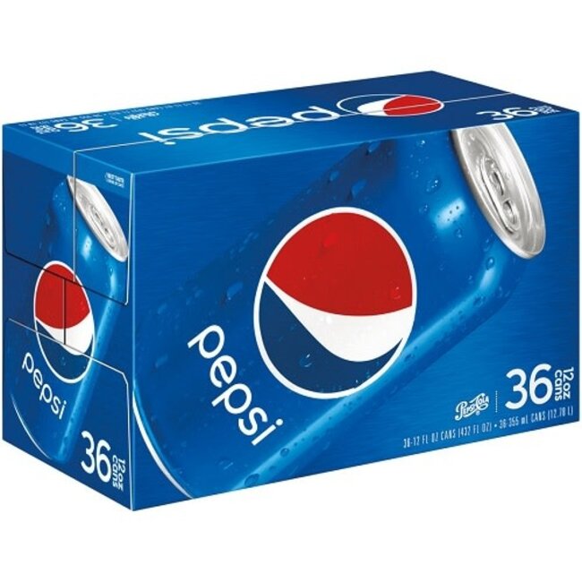 Pepsi 12 oz, 36 ct