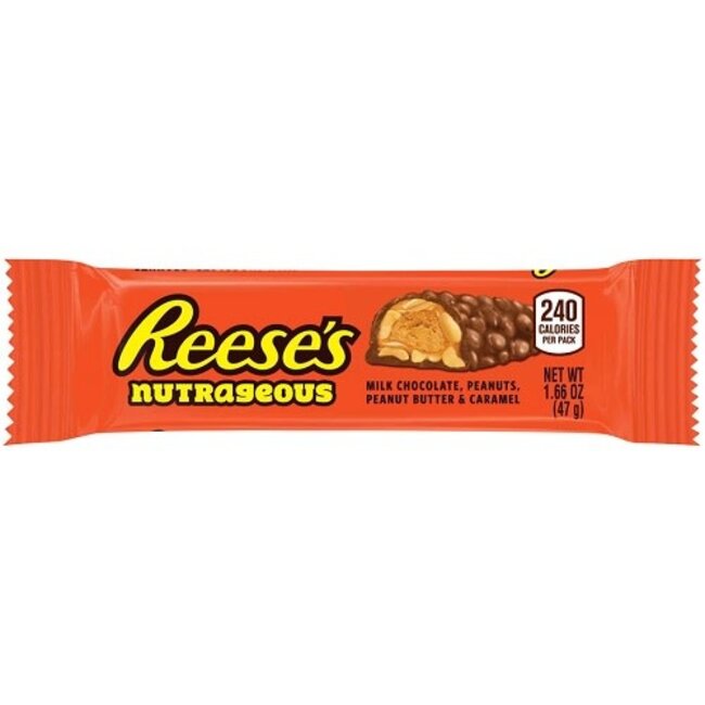 Reese's Nutrageous, 1.66 oz, 18 ct