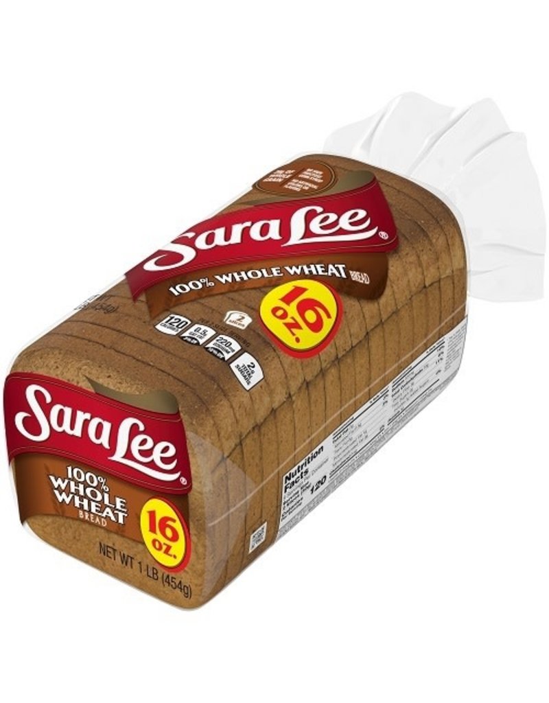 Sara Lee Sara Lee 100% Whole Wheat Bread, 16 oz, 12 ct - Span Elite