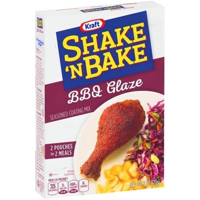 Shake 'N' Bake BBQ Glaze, 6 oz, 8 ct