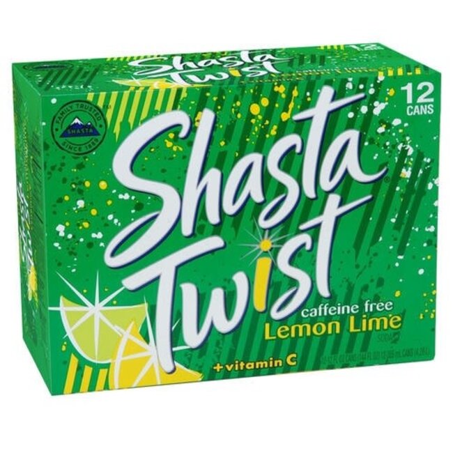 Shasta Twist, 12 oz, 2-12 ct