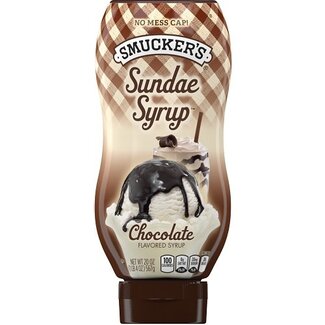 Smuckers Smucker's Chocolate Sundae Syrup, 20 oz, 12 ct