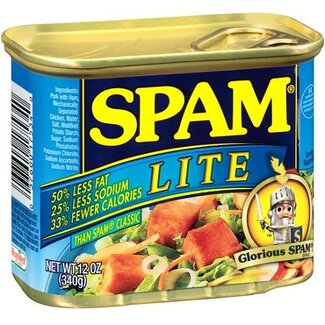 Spam Spam Lite Luncheon Meat, 12 oz, 12 ct