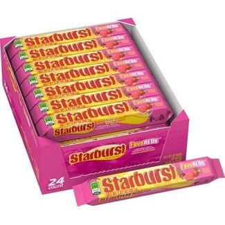 Starburst Starburst Fave Reds Fruit Chews, 2.07 oz, 24 ct