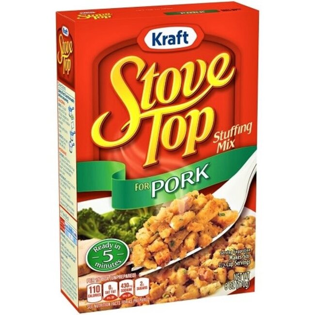 Stove Top Pork Stuffing, 6 oz, 12 ct