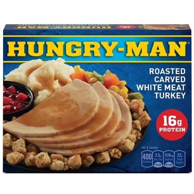 Swanson Hungry-Man Turkey Breast, 16 oz, 8 ct