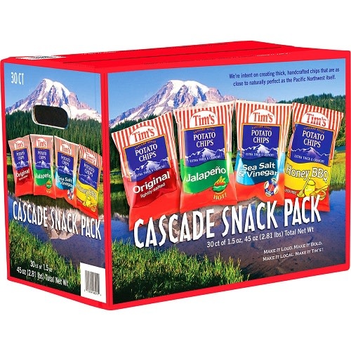 Tim's Chips Variety Pack, 30 ct - Span Elite