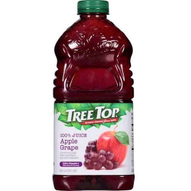 Tree Top Apple Grape Juice, 64 oz, 8 ct