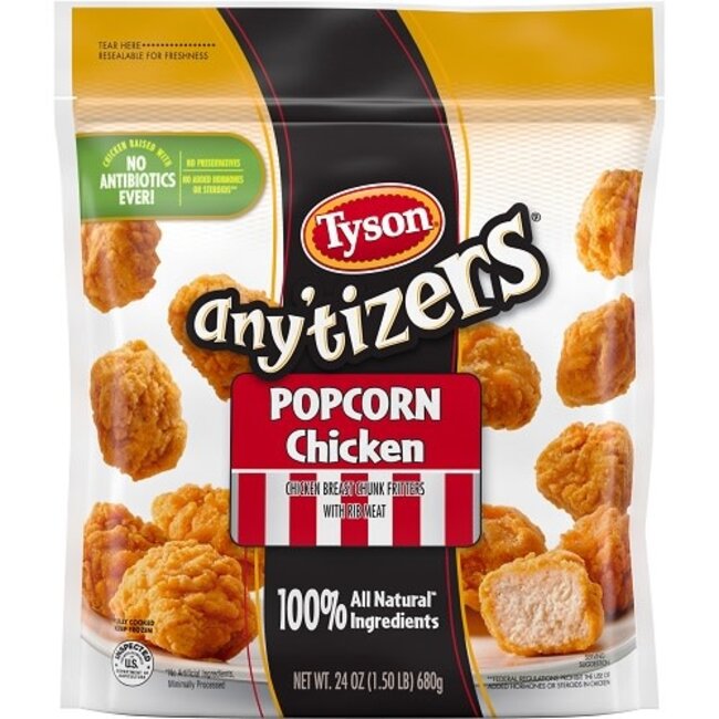 Tyson Chicken Bites Popcorn, 25.5 oz