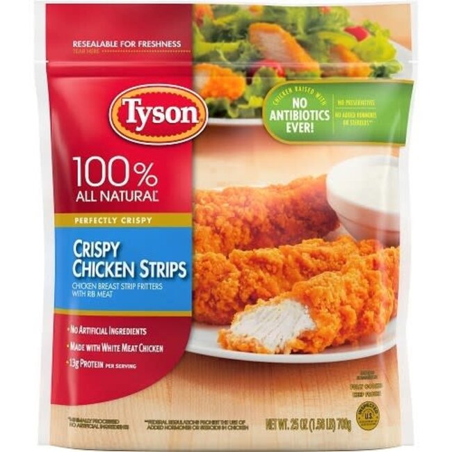 Tyson Crispy Chicken Strips, 25 oz, 12 ct
