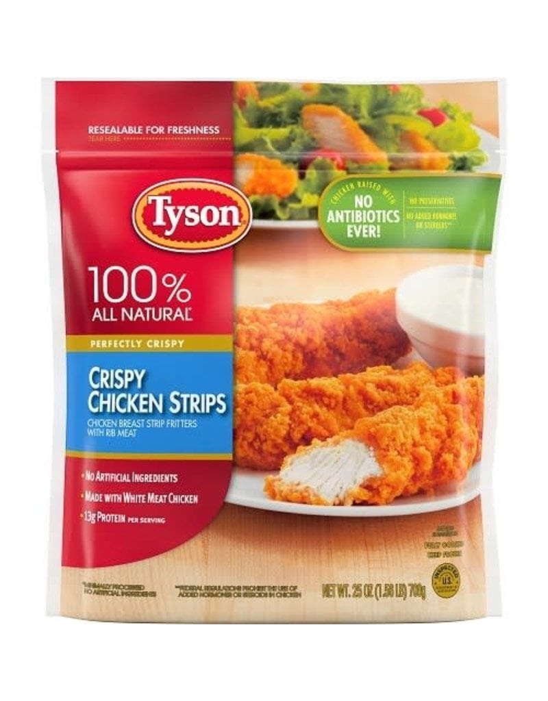 Tyson Foods Tyson Crispy Chicken Strips, 25 oz, 12 ct - Span Elite