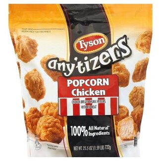 Tyson Foods Tyson Popcorn Chicken Bites, 25.5 oz, 8 ct