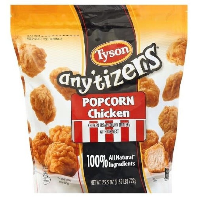 Tyson Popcorn Chicken Bites, 25.5 oz, 8 ct