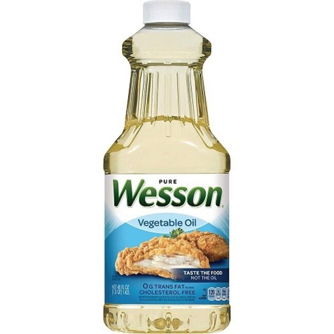 Wesson Vegetable Oil, 48 oz