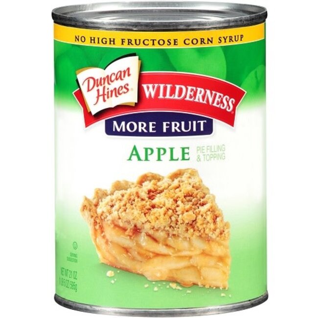 Wilderness Apple Pie Filling, 21 oz, 12 ct