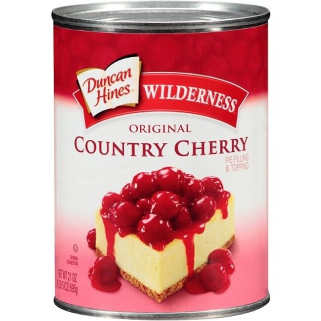 Wilderness Cherry Pie Filling, 21 oz, 12 ct