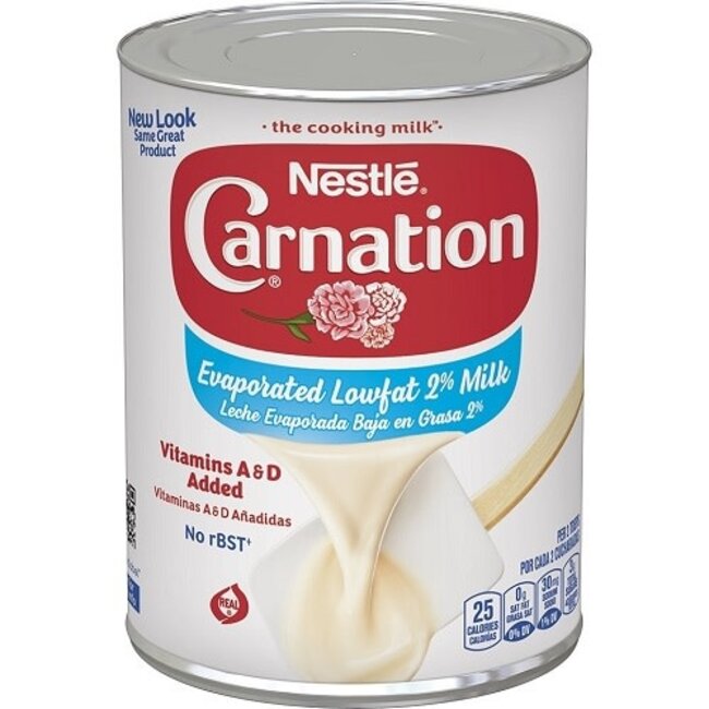 Carnation Evaporated Milk Low Fat, 12 oz, 24 ct