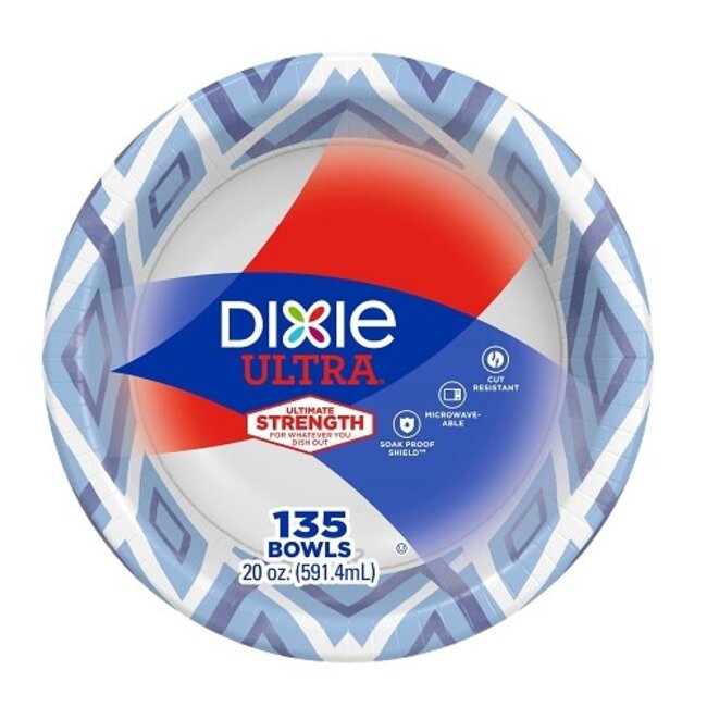 Dixie Paper Bowls Ultra 20 oz, 135 ct