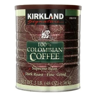 Kirkland Signature Kirkland Signature Columbian Dark Supremo Ground Coffee, 3 lb