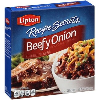 Lipton Lipton Beefy Onion Soup, 2 ct, (Pack of 12)