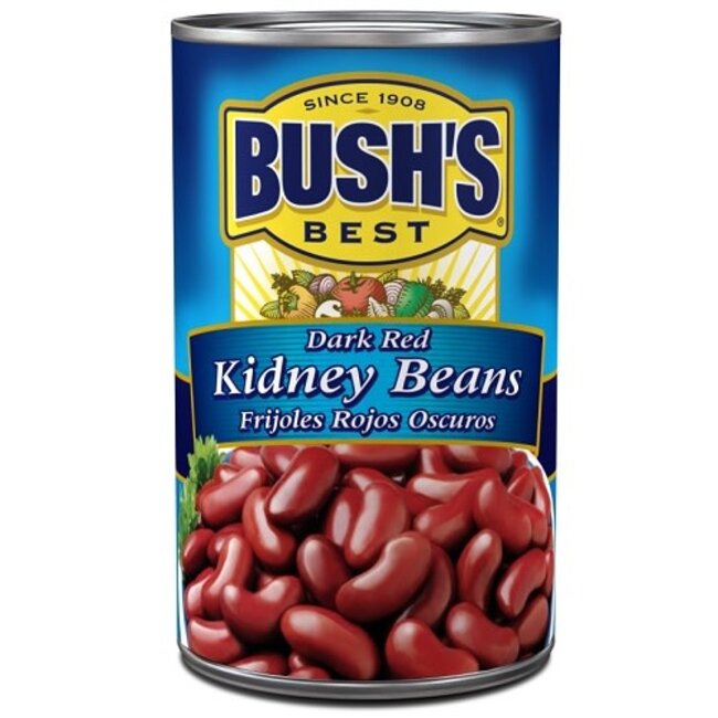 Bush's Kidney Beans Dark Red, 16 oz, 12 ct
