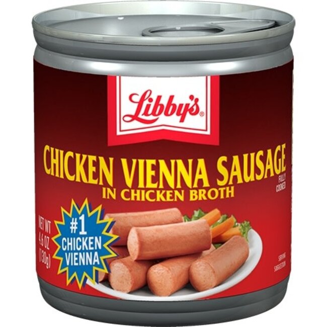 Libby's Vienna Chicken Sausage, 4.6 oz, 24 ct