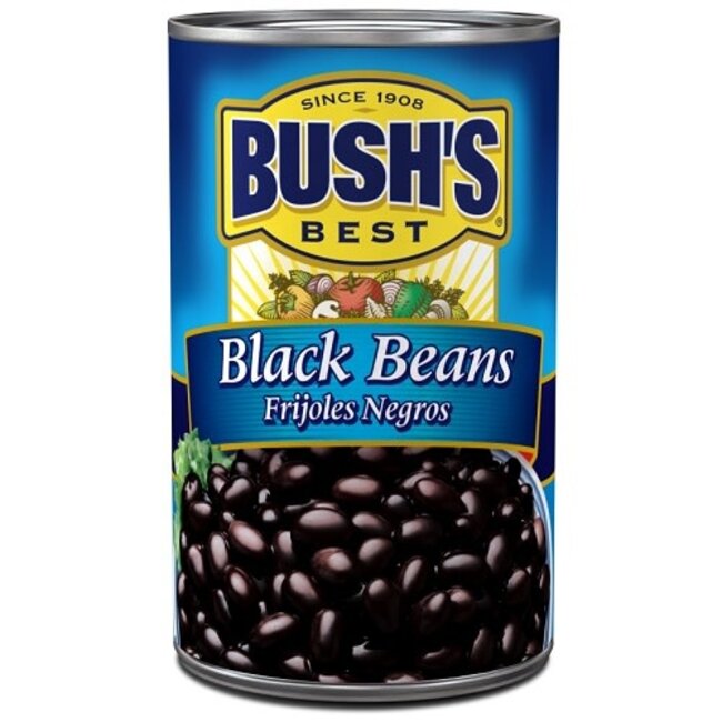 Bush's Best Black Beans, 15 oz, 12 ct