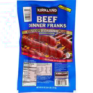 Kirkland Signature Kirkland Siganture Beef Franks, 3.81 lb