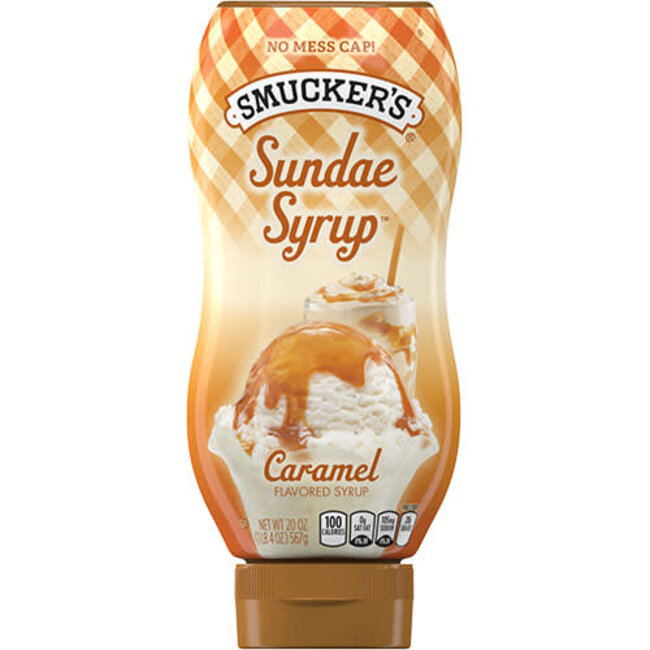 Smucker's Caramel Sundae Syrup, 20 oz, 12 ct