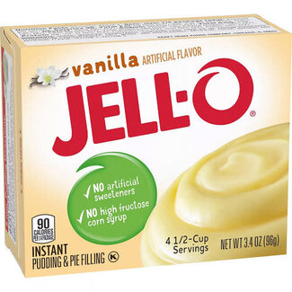 Jell-O Jell-O Instant Vanilla Pudding, 3.4 oz, 24 ct